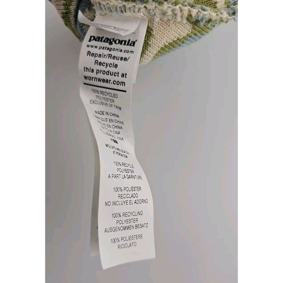 Patagonia Lightweight Powder Town Beanie NWT Swirling Earth: Thermal Blue - Picture 5 of 6